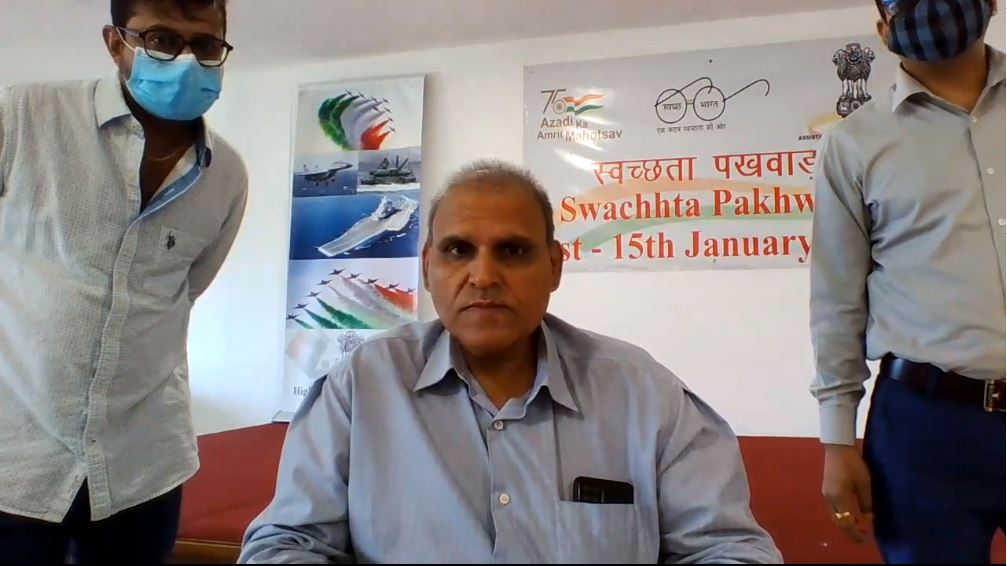  "Webinar" on Swachhata Pakwada was organized on 12.01.2021