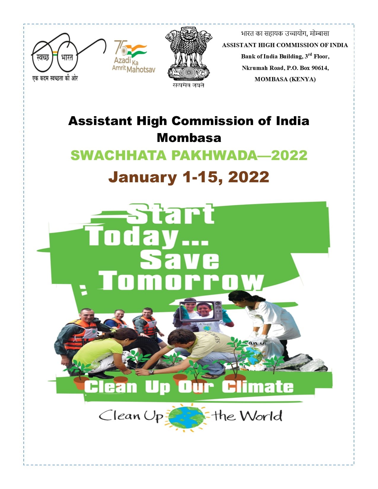 Observation of Swachhata Pakhwada - 2022